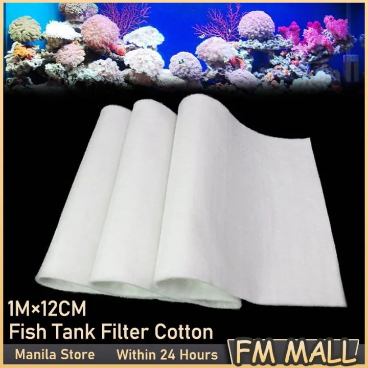 1mx12cm Aquarium Filter Biochemical Filter Cotton Sponge For Aquarium