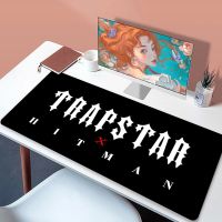 Mousepad Trapstars London Table Pad แผ่นรองเมาส์สำหรับเล่นเกม Xxl Table Pad เครื่องเกมคอมพิวเตอร์ อุปกรณ์เสริม Mause Anime Office Pad พีซี