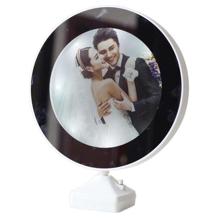 Magic Mirror Photo Frame For Picture LED Photo Frame Light Set Creative Photo Frame Table
