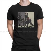 Men Black Noir  T Shirt The Boys Tv Show Pure Cotton Clothing Funny Short Sleeve O Neck Tees New Arrival T-Shirts 4XL 5XL 6XL