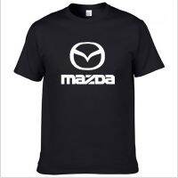 Mens Short Sleeve Mazda Car Logo T-Shirt Summer Mens Dz Color Cotton T Shirts Fashion Hop Mens Clothes 100% cotton