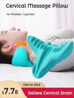 ♧ Cervical Spine Massage Pillow Shiatsu Pillow Traction Neck Hump Brace Spine Neck Dredging Head Shoulder Neck Massager