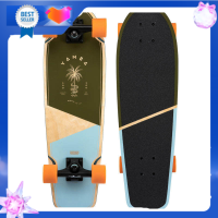 skateboard ครุยเซอร์รุ่น Yamba 500 (สีกากี/Palm) แผ่นบอร์ดสเก็ต