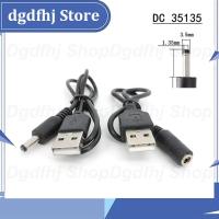 Dgdfhj Shop DC 3.5mm x1.35mm male Power jack to USB 2.0 Male A male to Male female Plug Connector Extension charging Cable Power Cord