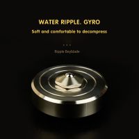 Double-Sided Water Ripples Fidget Spinner EDC Adult Metal Fidget Toys ADHD Hand Spinner Office Desktop Toy Anxiety Stress Relief Fidget Spinners  Cube