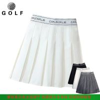 ✗☑ Golf skirt womens high waist spring and autumn skirt sports all-match skirt anti-skid pleated skirt elastic tennis skirt