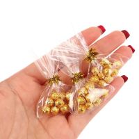 10pcs/Bag Dollhouse Miniature Chocolate Candy Simulation Food Model Kitchen Food Play Toys Doll Accessories