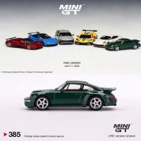 MINI GT 1:64 RUF CTR Anniversary Irish Green Alloy Die-Cast Model Car #385 LHD