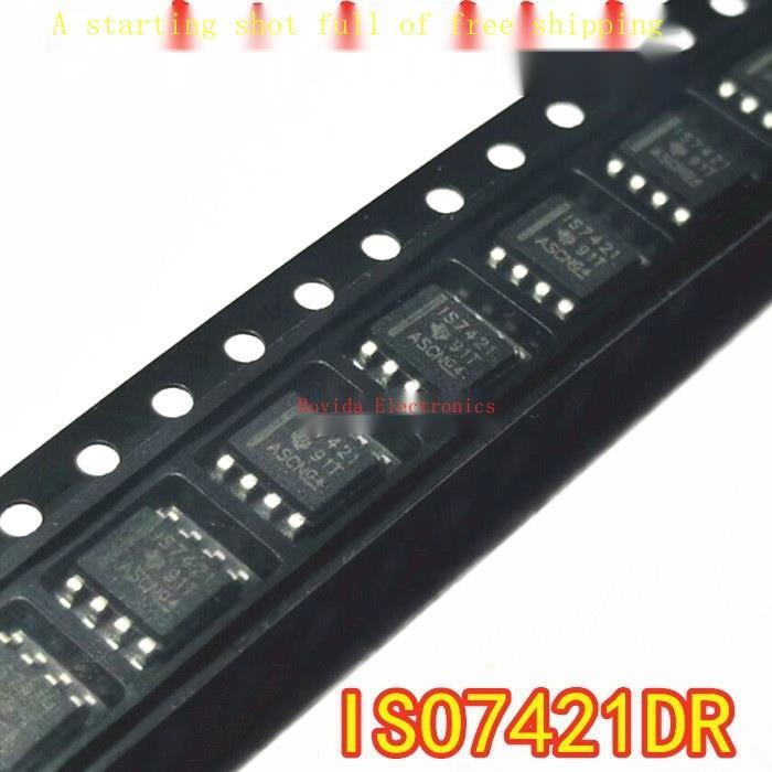 10pcs-ใหม่-iso7421dr-ซิลค์สกรีน-so7421-is7421แพคเกจ-sop-8ดิจิตอล-isolator-จุด