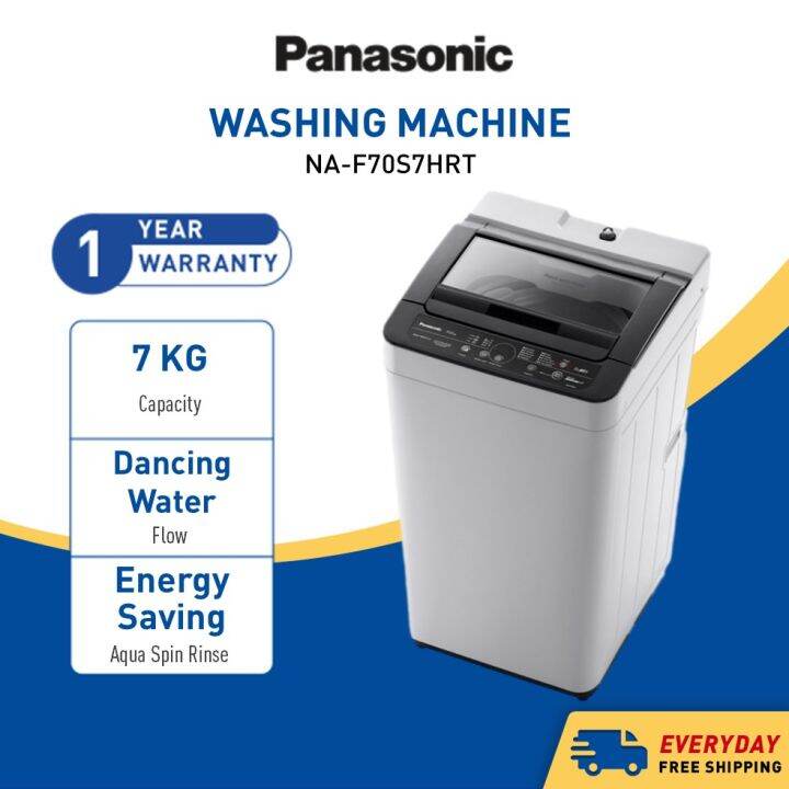 PANASONIC NAF70S7 Top Load Washing Machine 7KG NAF70S7HRT Powerful