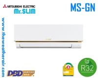 แอร์ Mitsubishi Electric Mr.Slim ติดผนัง (Wall Type) เบอร์ 5 น้ำยา R32 รุ่น Econo ขนาด 9,000BTU-24,000BTU