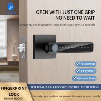 Hans1 Door Lock Biometric Fingerprint Tuya /TTLock Password Keyless Entry