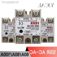 ⊙✔ Solid State Relay 60A 80A 100A Input DC 24-380V AC Output High Quality Module 3-32V SSR-60AA SSR-80AA SSR-100AA