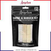 Bộ sản phẩm vệ sinh da lộn cao cấp Angelus Nubuck & Suede Kit cao cấp