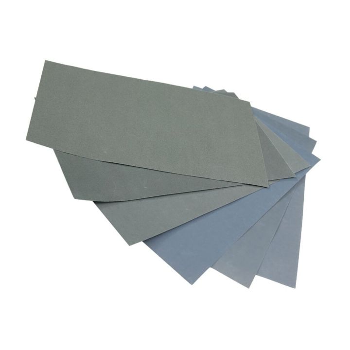 new-gaqiugua6-กระดาษทรายขัด6ชิ้น-เซ็ตกันน้ำ-p600-1000-1200-1500-2000-2500-aug889