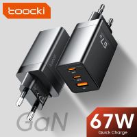 Tookci 67W เครื่องชาร์จ USB C,Charge4.0เร็ว QC3.0 PD USB Type C C สำหรับ iPhone 14 13 Macbook Xioami Smasung แล็ปท็อป