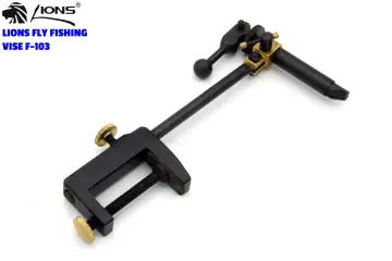 LIONS Rotary Fly Tying Vise, Tie Assist Jig Hook, Balanced JAW, Suitable  for Left and Right Hand, FISHING HOOK VISE