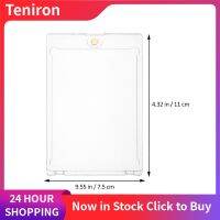 Teniron ผู้ถือการ์ดแม่เหล็ก 2PCS ผู้พิทักษ์การ์ดอะคริลิคสำหรับการซื้อขายการ์ดการ์ดกีฬาการ์ด