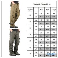 Cargo Pants Men Seluar Lelaki Military Army Combat Trousers Work Hiking Outdoor Multi Pockets