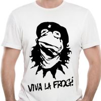 Mens T-Shirt Kermit parodie Che Guevara Viva la Frog green T-shirts T-Shirt