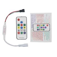 SP103E DC5V/12v WS2801 WS2812B DC12V 2811 Mini Digital RGB LED Strip Controller 14Key RF Wireless Remote 2048Pixels LED