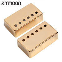 [okoogee]2PCS Humbucker Guitar Pickup Cover 50mm + 52mm Pole Spacing Metal LP Guitar Neck Pickup Covers for Electric Guitar