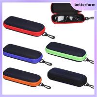 BETTERFORM แข็ง กล่องแว่นกันแดด ผ้ายีนส์ ป้องกันแว่นตา กล่องแว่นตา เคสแว่น ซองใส่แว่นตาแบบมีซิป