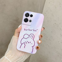 OPPO Reno 8 PRO เคสกระต่ายน่ารักการ์ตูนหมีน่ารักพร้อมฝาครอบโทรศัพท์ลายการ์ตูนน่ารักข้าง OPPO Reno เคสนิ่ม TPU 8PRO