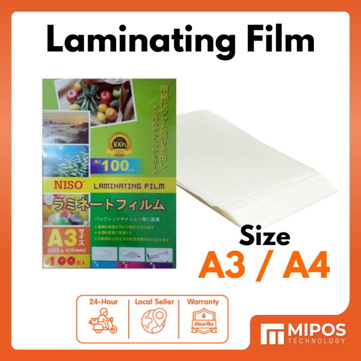 Laminating Film Niso A3 A4 / High Quality Laminator Film / Plastik