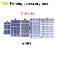 ShiningLove Plastic 5/10/15/24 Compartments Fishing Lure Bait Hook Tackle Storage Box Case Container