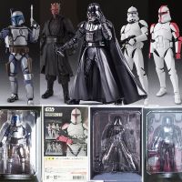 Corinada SHFiguarts Star Wars Figure Rogue One K-2SO Dath Jango Fett Clone Troope Phase I Darth Vader Maul Action Toys