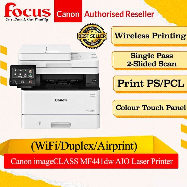 Canon imageCLASS MF441dw AIO Laser Printer (WiFi/Duplex/Airprint) | Lazada