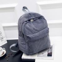 Corduroy Backpack Fashion Women School Backpack Pure Color Women Backpack Teenger Girl School Bags Female Mochila Bagpack Pack