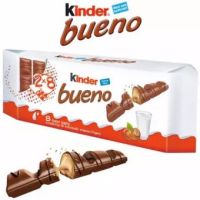 คินเดอร์บูเอโน่ ช็อกโกแลตบาร์ ห่อใหญ่ 2x8 kinder bueno 1 ห่อ