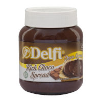 สินค้าล็อตใหม่! เดลฟี่ ริช ช็อกโก สเปรด 350 กรัม Delfi Rich Choco Spread 350g สินค้าใหม่ สด โปรโมชั่นสุดคุ้ม มีเก็บเงินปลายทาง