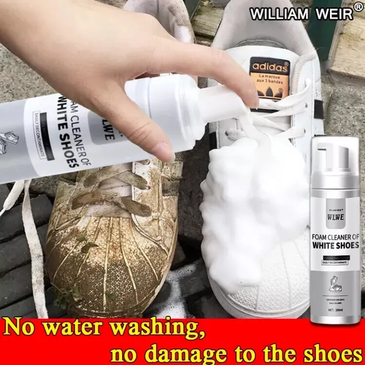 WILLIAM WEIR Shoe Cleaner 200ml Shoe Cleaner Easy to wipe without