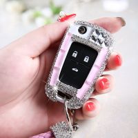 Crystal Diamond Car Key Shell Case Cover For Buick Chevrolet Cruze Opel Vauxhall Astra J Corsa E Insignia Zafira C Mokka Encore