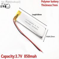 Liter energy battery Good Qulity 3.7V850mAH 702060 Polymer lithium ion / Li-ion battery for tablet pc BANKGPSmp3mp4 [ Hot sell ] bs6op2