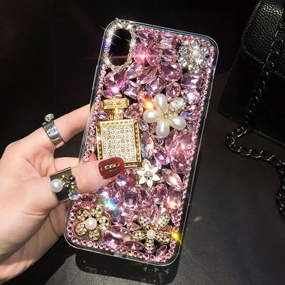 Sunjolly Diamond Phone Case for OPPO A32 A53 A52 A7 A5 A3 A72 A92 S A91 A8 A31 Luxury Bling Rhinestone Case Cover coque fundas