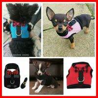 【FCL】☑ XXXS XXS XS Dog Teacup Chihuahua Harness Lead Mesh for Yorkie Maltese