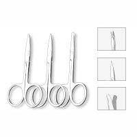 1PC Stainless Steel Small nail tools Eyebrow Nose Hair Scissors Cut Manicure Facial Trimming Tweezer Makeup Beauty Tool