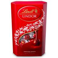 Lindt Lindor ลินด์ช็อกโกแลต ลินเดอร์มิลค์มินิคอร์เน็ท (ขนาด 75 ก. 1 กล่อง)