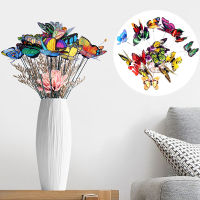 3D Three-dimensional PVC Simulation Butterfly Outdoor Garden Decoration Creative Gardening Layout Simulation Pole Butterfly GOULD