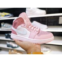 HOT Original✅ ΝΙΚΕ A J 1 Mid Womens " Digital- Pink" PinkWhite Fashion Basketball Shoes [Free Shipping] {Limited Time Offer}