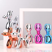 Resin Balloon Dog Statue Cute Home Decoration Dog Shape Modern Animals Figurine For Living Room Desktop Accessories GIft