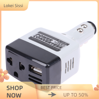 Lokei USB Car Power Converter DC 12/24V ถึง AC 220V อินเวอร์เตอร์สำหรับโทรศัพท์ INVERTER 12V