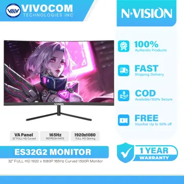 Nvision S2515 24.5 FHD 100HZ Frameless IPS Monitor Black – EasyPC