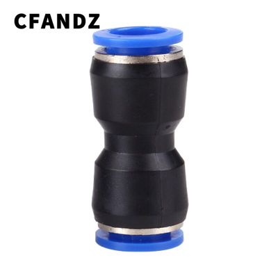 1PCS/10PCS Pneumatic Fitting Pipe Air Connector Tube Quick Fittings In Hose Plastic 4/6/8/10/12/14mm PU Connectors Pipe Fittings Accessories