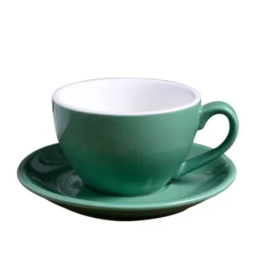 220ml High-grade Simple European Style Mug Thick Colored Glaze Ceramic  Espresso Coffee Cup Sets Cappuccino