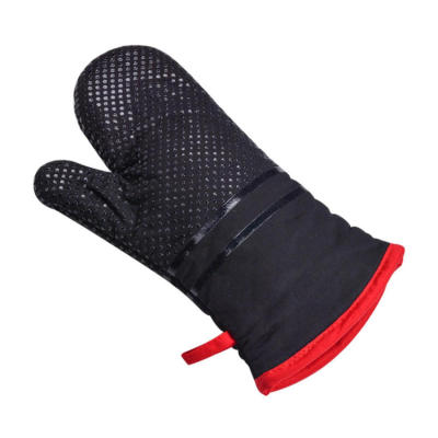 33cm Silicone Oven Gloves Long Oven Mitt Kitchen Glove Heat-resistant Bbq Gloves Heat Insulation Gloves everywhere
